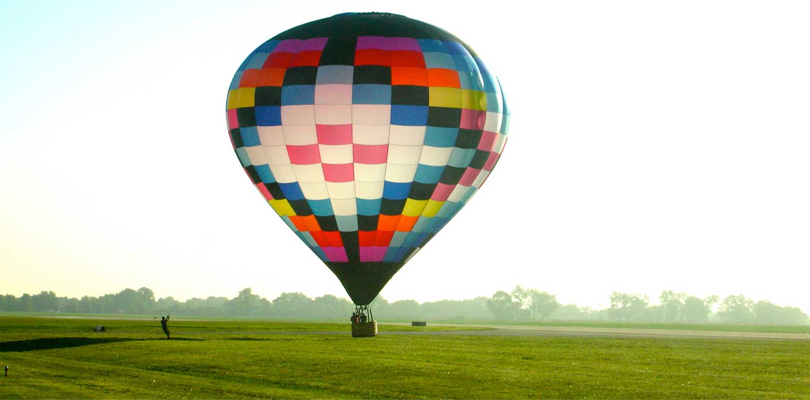 hot air balloons in hampi